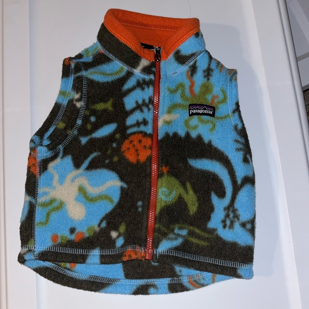 Patagonia under the sea baby fleece vest